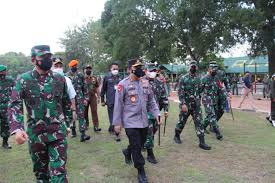 Kapolri, Panglima TNI dan Kepala BNPB Cek Pelaksaan Vaksinasi Di Grobogan