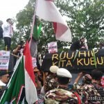 Ratusan Massa Aksi Tolak RUU HIP Gedung DPRD Indramayu