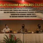 Silaturahmi Kapolres Cilegon Polda Banten Dengan Penyelenggaraan Pilkades