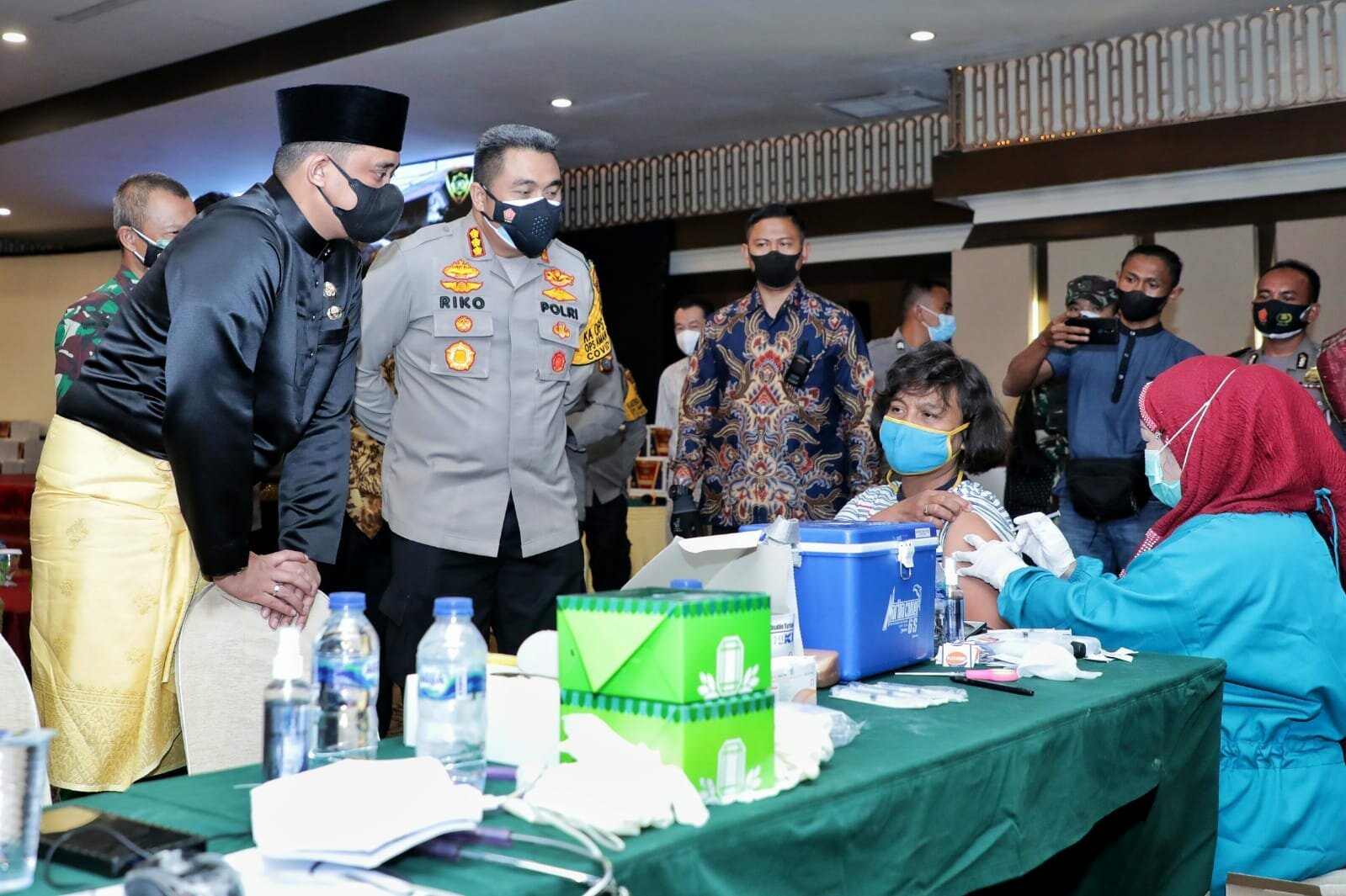Alumni Akpol Angkatan 95 Gelar Vaksinasi Bantu Percepatan di Kota Medan