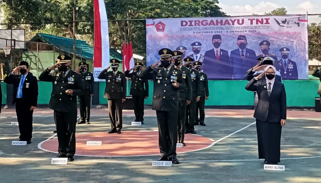 Kapolda Banten Ikuti Upacara HUT TNI Ke-76 Melalui Video Conference